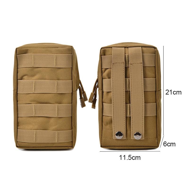Outdoor Molle Pouch Waterproof Nylon Multi Purpose Small Pack Universal Hunting Camping Bag Outdoor Equip