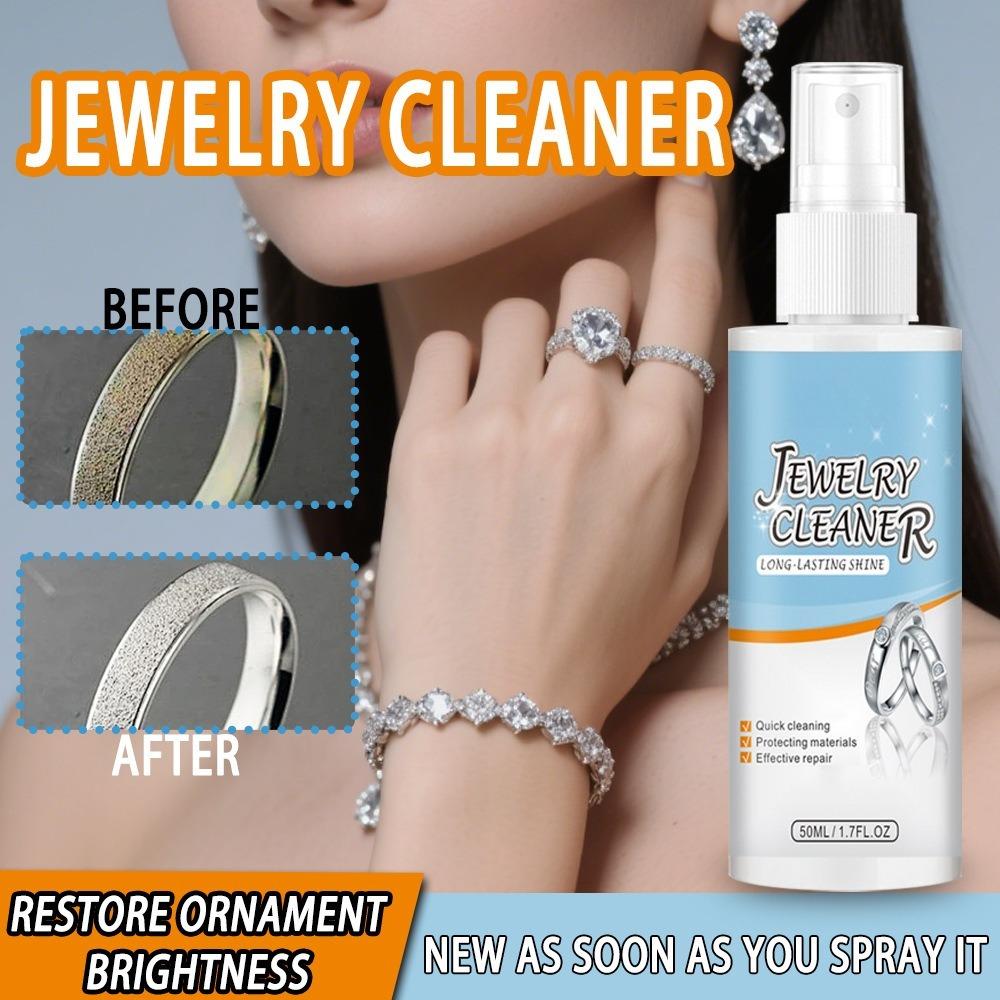 1 Bottle Jewelry Cleaning Spray Jewelry Cleaner Jewel-like Shiny Metal Surface Quick Repair and Protection