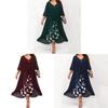 Elegant V Neck Chiffon Dress With Ruffled Skirt For Spring Womens Casual Wear