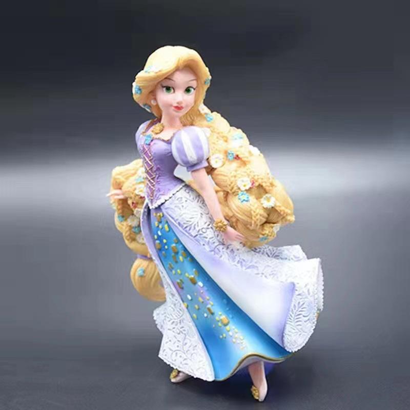 Muñeca Figura Princesa Elsa Anna Blancanieves Rapunzel Cuento de Hadas Adorno Decoración del Hogar Paquete de 6