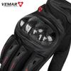 Motorcycle Gloves Full Finger Carbon Fiber Shell Protective Gear Men Women Cycling Safety Riding Lightweight Breathable
