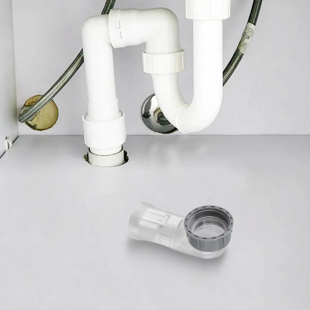 Automatisk Avlopp Kök Installation Mångsidig Diskho Applikation Innovativt Ventilsystem Luktfritt Design Avloppsrör