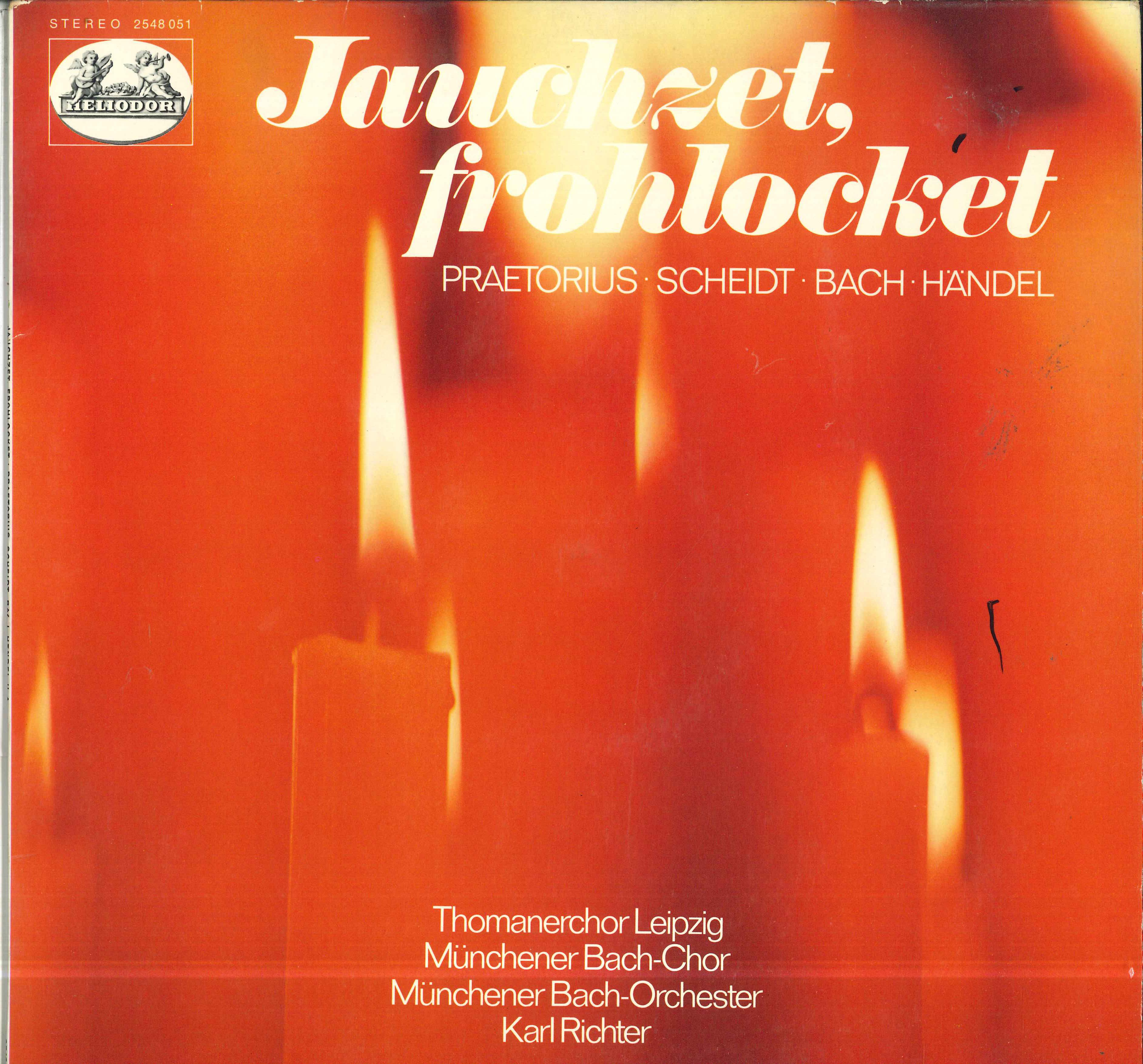 

LP Record KARL RICHTER MUNCHENER BACHORCHES Jauchzet Frohlocket 2548051 HELIODOR Germany Classical Used
