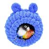 Warm Bird Nest Winter Bed Plush Snuggle House Hideout for Small Parrot Conure