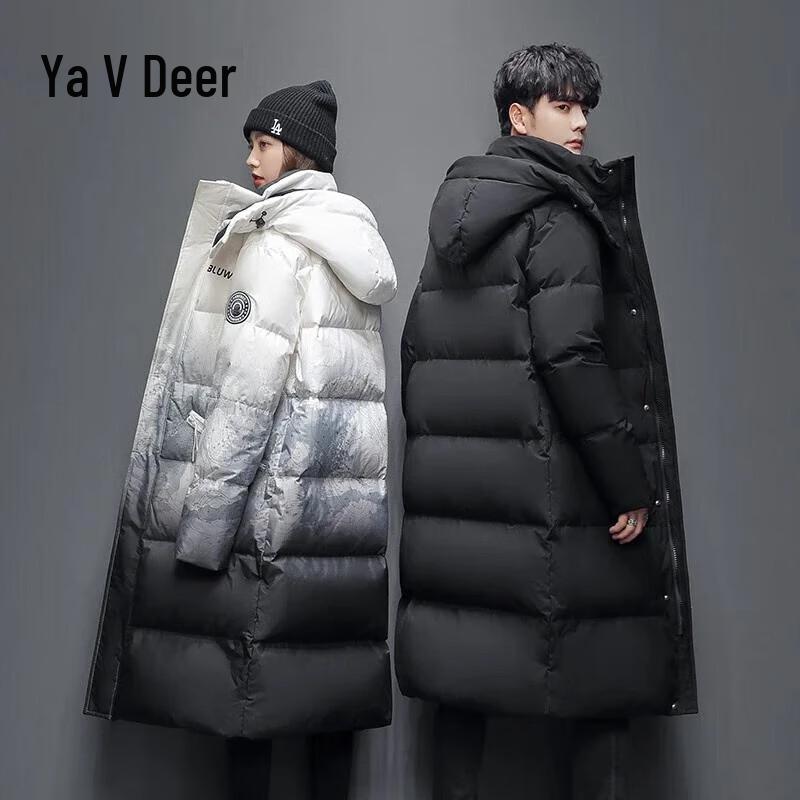 

Yaloo Unisex Long Hooded Puffer Down Jacket L