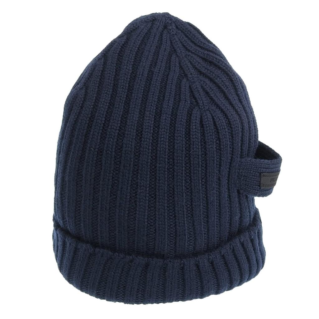 Prada Cappellino UMD188 Wool F.5 Unisex Knit Hat, 100% Virgin Wool, Size M, Blue, Outlet [Parallel Import]