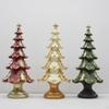 Christmas Tree Figurine Landscaping Xmas Statue Sculpture for Party Living Room Bedroom Office