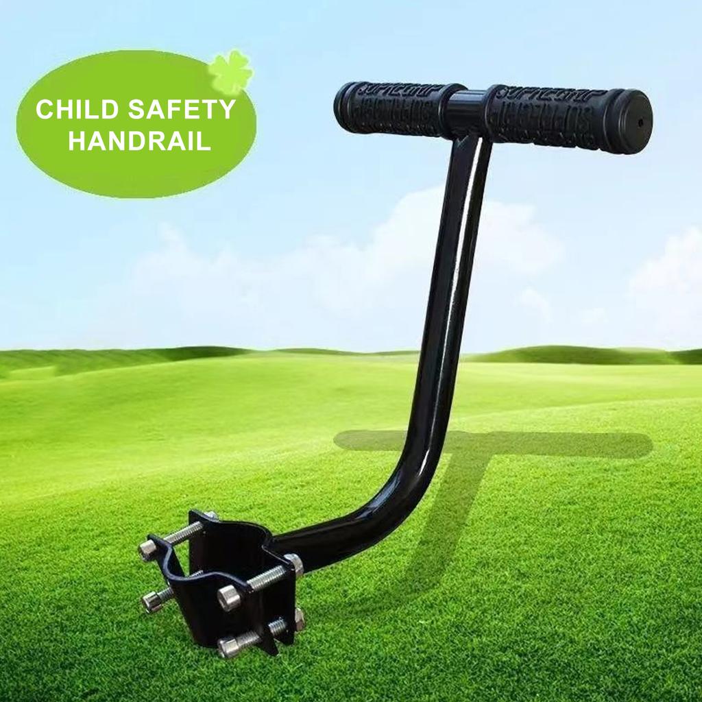Bicycles Back Seat Handle Rear Seat Armrest Bikes Children Armrest Safety Handle Grip Bikes Steerer Control Seat Handle