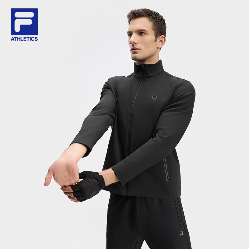 FILA Men s 2024 Winter High-Elastic Stand Collar Knit Jacket L