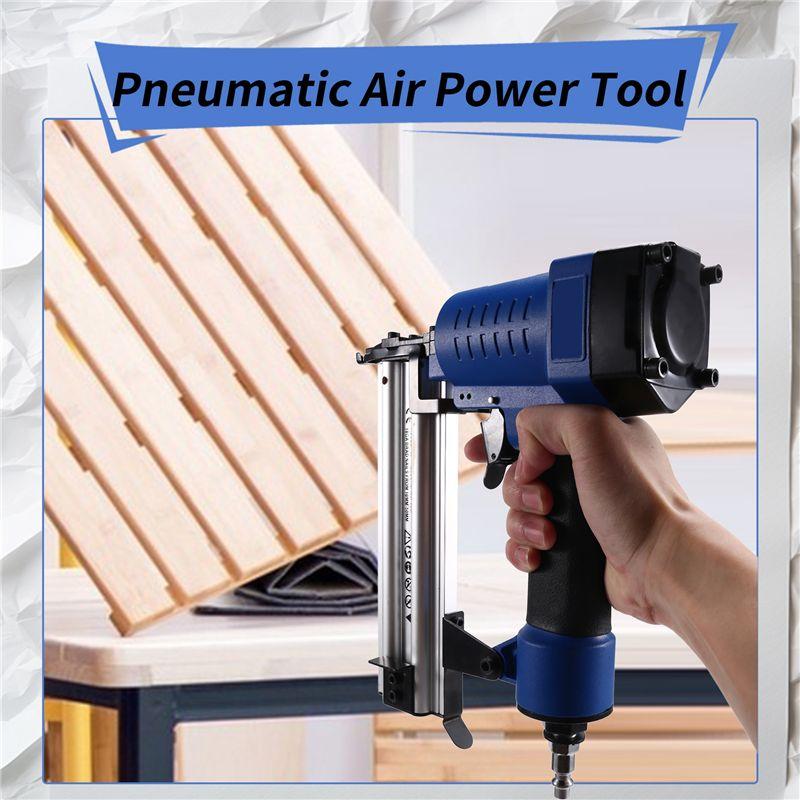 Aug. F50 Type Pneumatic Air Stapler Nailer Fine Stapler Tool For Furniture Nailer Tool Pneumatic Air Power Tool For 10-50MM