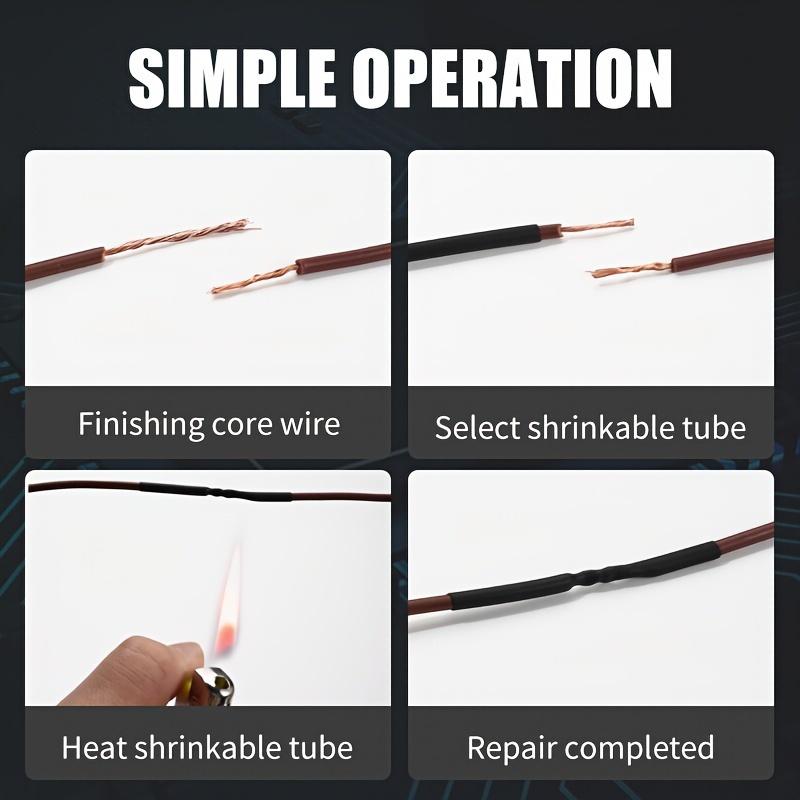 560/580/800 PCS Heat Shrink Tubings 2:1,Wire Cable Wrap Assortment Tube Sets Electric Insulation Heat Shrink Tube Kit (6 Colors)