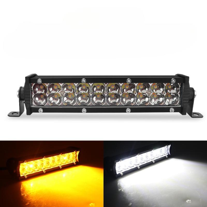 Motorcycle LED Headlight Light Bar Kit with Mounting Bracket Switch Wiring For Universal Most 7/8" Handlebar Dirt Pit Bike
