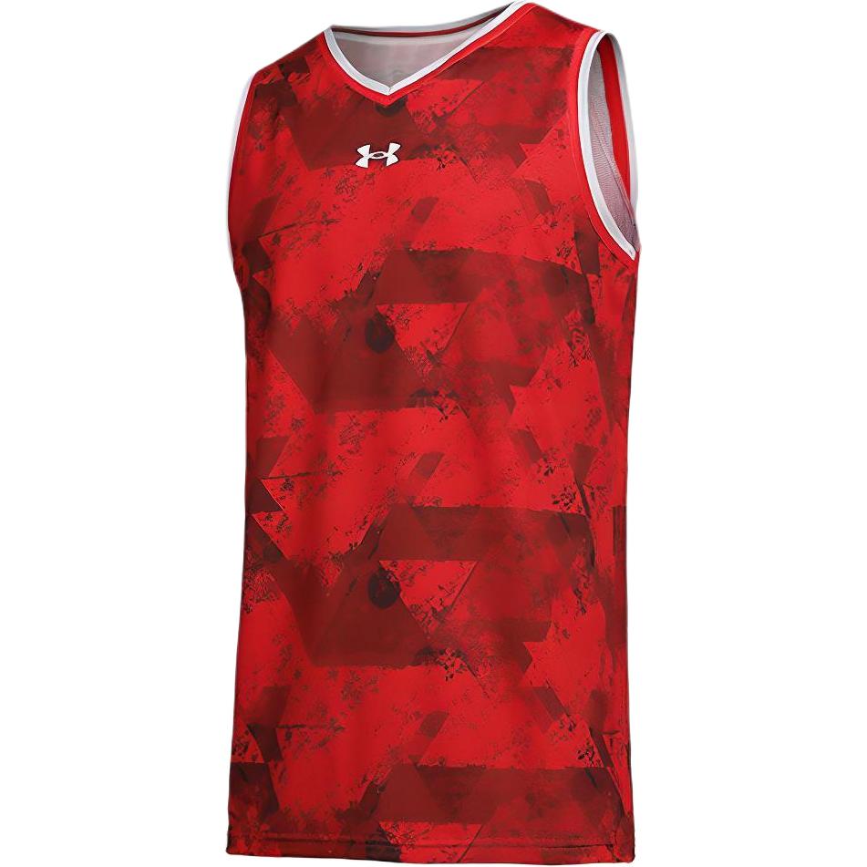 Under Armour Basketball Knit Training Vest Men Tops Red 21500108-600