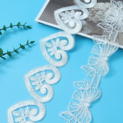 Kleiner Barcode Auto Knochen Spitze Kinderbekleidung Hanfu Ethnischer Stil Stickerei Spitze Bekleidungszubehör Spitze Pailletten