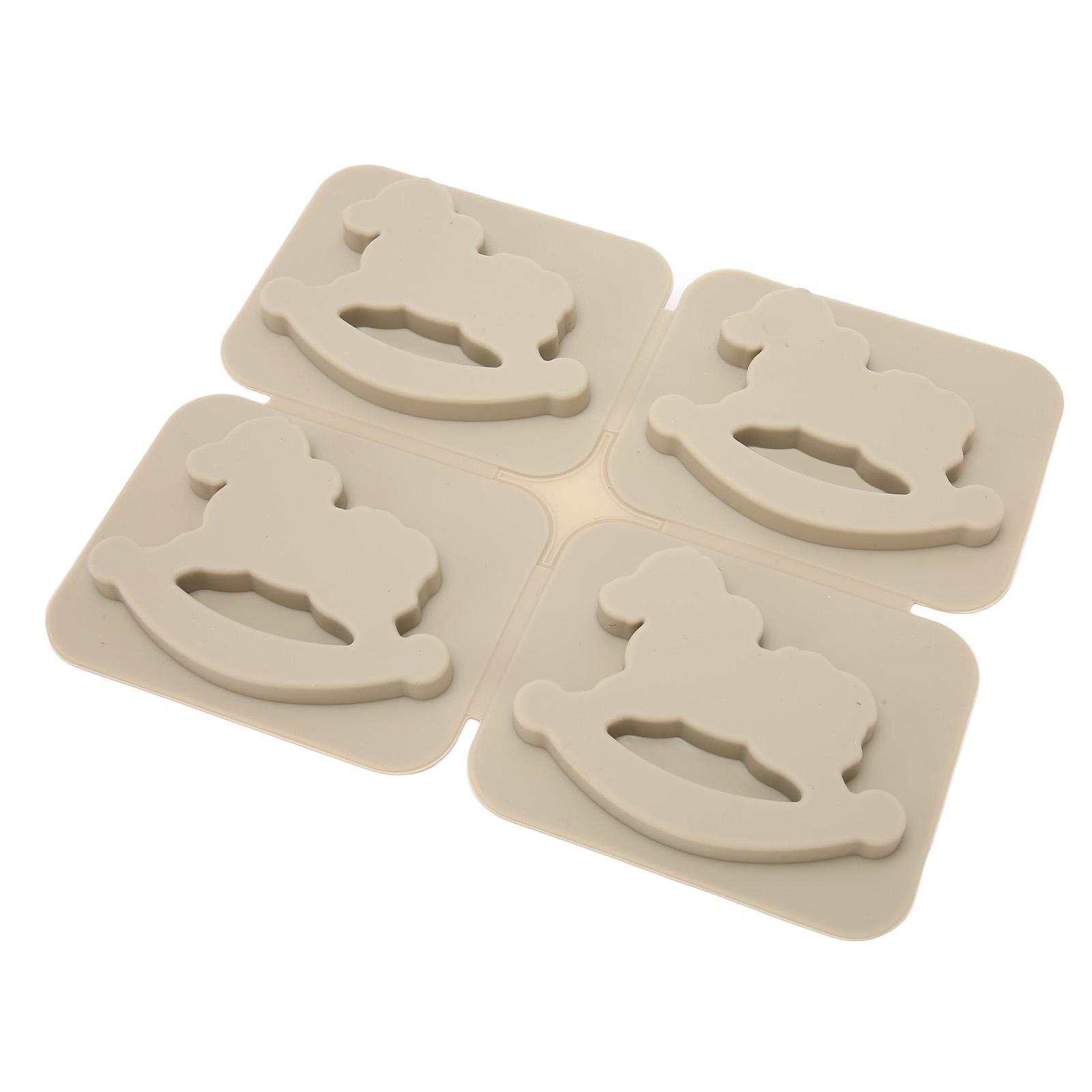 

Формы для карусельной лошадки Реалистичные Милые Силиконовые Формы для Деревянной Лошадки для Изготовления Тортов, Шоколада, Печенья, Воска, Мыла