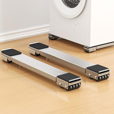 Heavy Duty Adjustable Washing Machine Refrigerator Stand with 24 Silent Non-Marking Wheels 800 Lbs Capacity