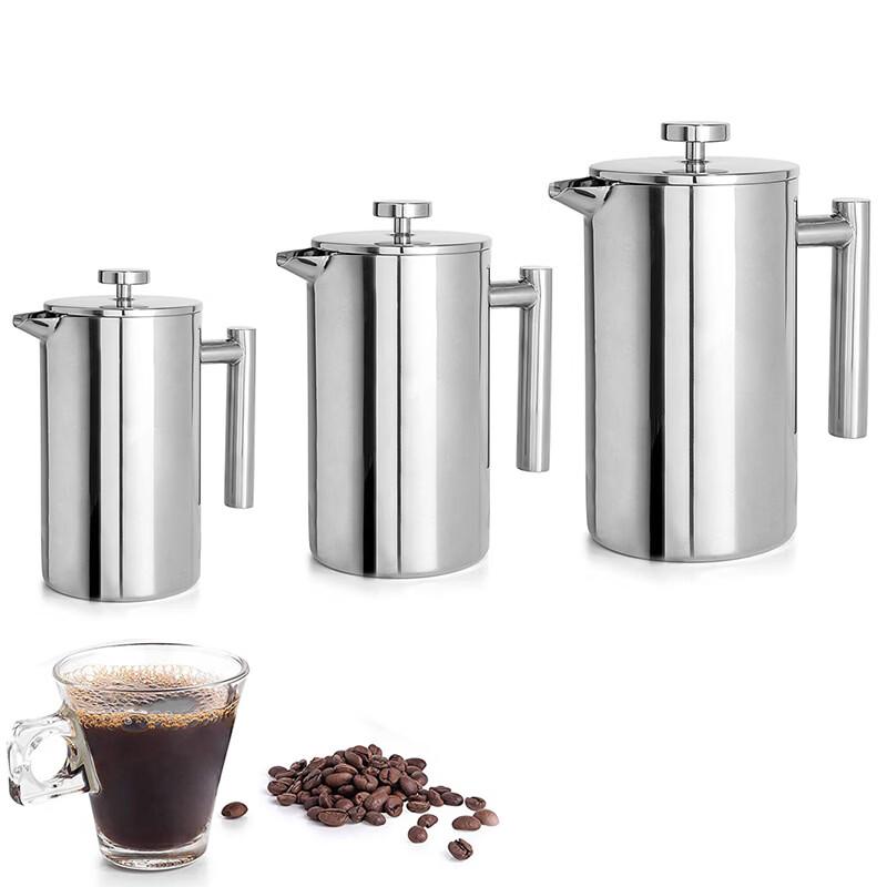 

Wutuo 304 Stainless Steel French Press Coffee Maker