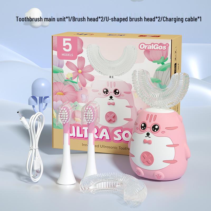 Pure English Children s Electric Toothbrush with Soft Bristles - Cartoon Design, Genuine Product Available