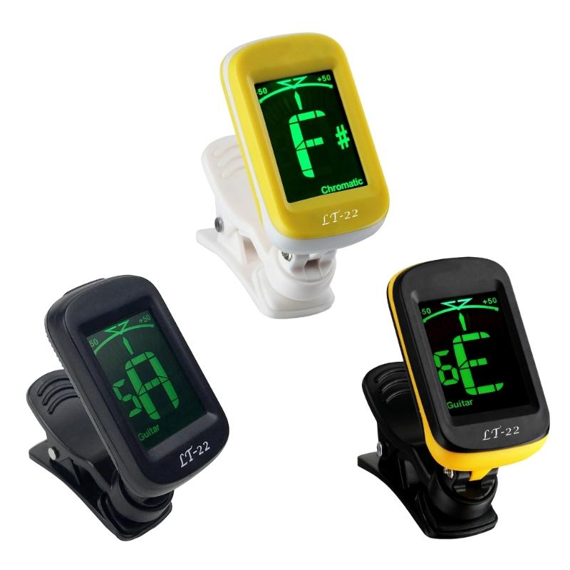 

Compact Clip on Guitar Tuner with Visual and Sound Indicators Replacement Part for Easy Adjustment in Any Environment 1