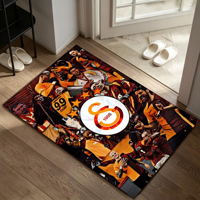 Galatasaray S.K. A rug suitable for office chair areas living rooms and computer desks perfect for home offices and an ideal holiday gift