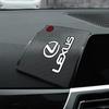 1Pcs Car Logo Non Slip Mat Auto Dashboard Sticky PVC Pads For Lexus GS IS LS500h ES260 ES300h RX350h NX260 UX260 LM LC RZ450e TX AFK1