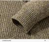 Winter 2025 Koreanischer Stil Dicker Woll-Herren-Cardigan