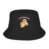 Cute Capybara In Banana Capybanana Funny Pun Bucket Hats Spring Headwear Merchandise  FisherUnisex Hats for Sports Unisex Women Bob