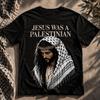 Jesus Was a Palestinian Shirt, Keffiyeh Christian Graphic Gildan T-Shirt