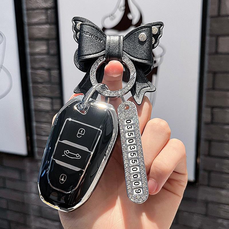 For Peugeot 207 3008 208 308 2008 307 508 5008 407 301 206 Citroen C1 C2 C3 C4 Grand Picasso C5 Ds 3 5 Tpu Car Key Case Cover