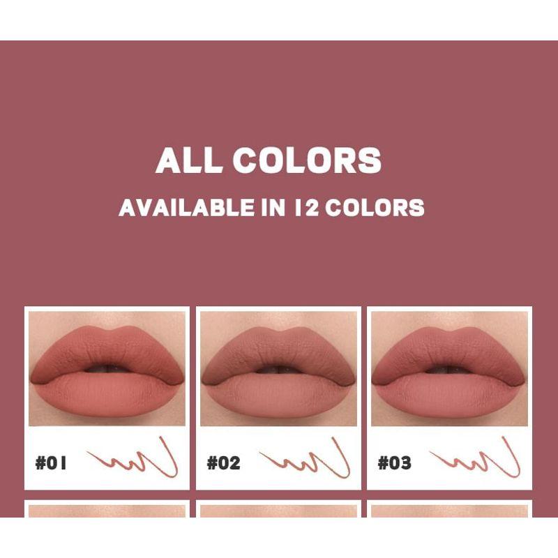 Pudaier - Matte Lippie Pencil - 12 Colors