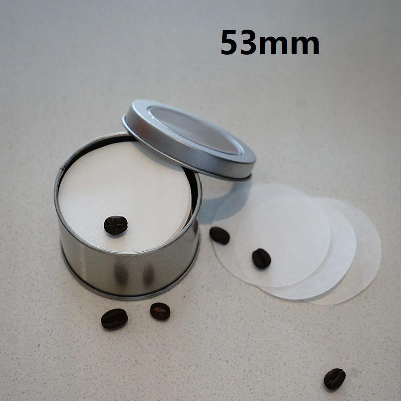 Coffee Filter Paper Disposable 100Pcs Secondary Water Filter For 51Mm 53Mm 58Mm Portafilter Espresso Maker Accessories Barista