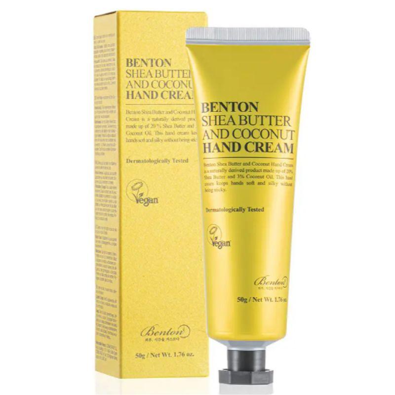 

BENTON Shea Butter & Coconut Anti-Wrinkle Hand Cream 50g – Deep Moisturizing Care