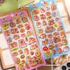 2 Pcs/lot Capybara Enjoy Life Cartoon Drop 3D Relief Stickers Scrapbooking DIY Journaling Stationery Diary Decor Cute Stickers