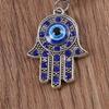 Car Keyrings Amulet Good Luck Key Holder Protection Charm Hamsa Keychain Fatima Hand Evil Eye