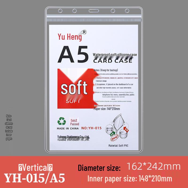 Waterproof PVC Badge Holder for ID Cards and Name Tags