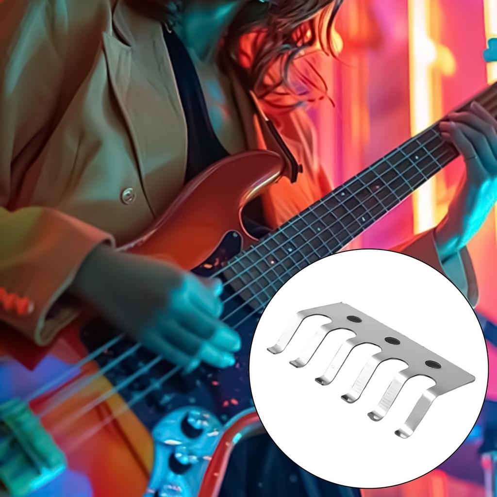 Metal Guitar Bridge Shims Electric Guitar Bridge Mat Double System Guitar Bridge Base Plate Electric Guitar Accessories