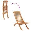 Folding Garden Chair 50 x 90 x 69 cm Solid Teak Wood