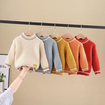 Children's Casual Sweater Autumn and Winter Knit Sweater for Boys and Girls