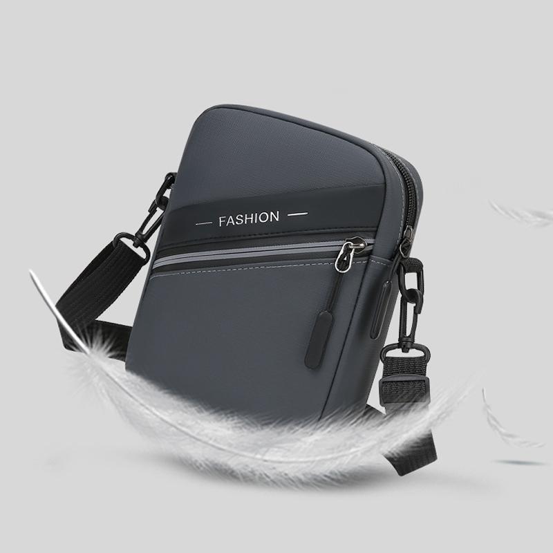 2025 New Men's Crossbody Bag Lightweight Commuting To Work Multi-layer Shoulder Bag Simple Fashion Men's Bag