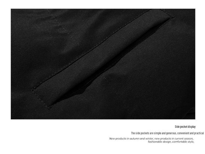 Ανδρικό Χοντρό Βαμβακερό Μπουφάν Χειμώνα 2025 - Casual Χαλαρή Εφαρμογή Ζεστό Εξωτερικό Ρούχο