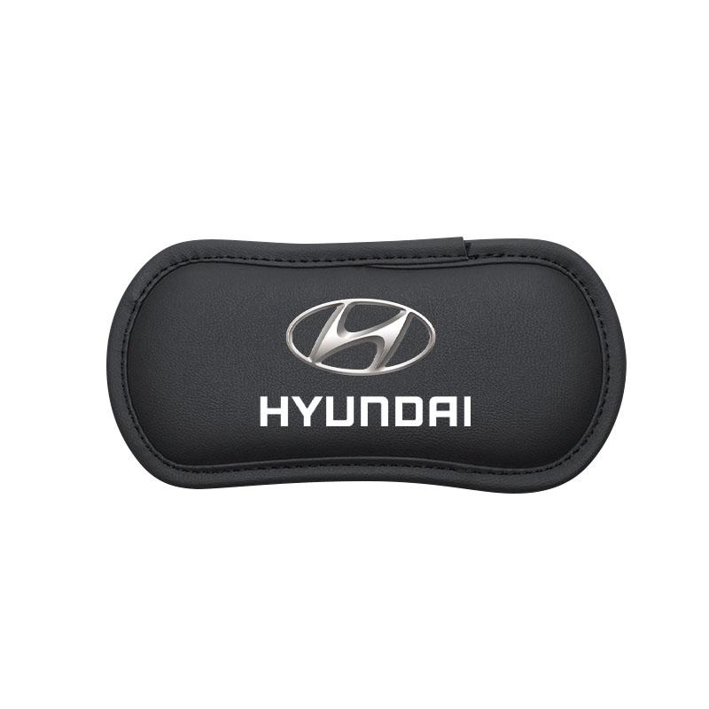 1 ks Kožený autopolštářek Podložka pod koleno do auta Elastická paměťová pěna Podložka pod nohy Pro Hyundai Tucson Solaris I30 Creta IX35 I40 IX20 Veloster