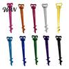 Triangular Handle Umbrella Stake 2Pcs Sun Base with Ground Stake, Screw-in Beach Heavy Duty Holder, Windproof Spiral Stand for Outdoor Yard