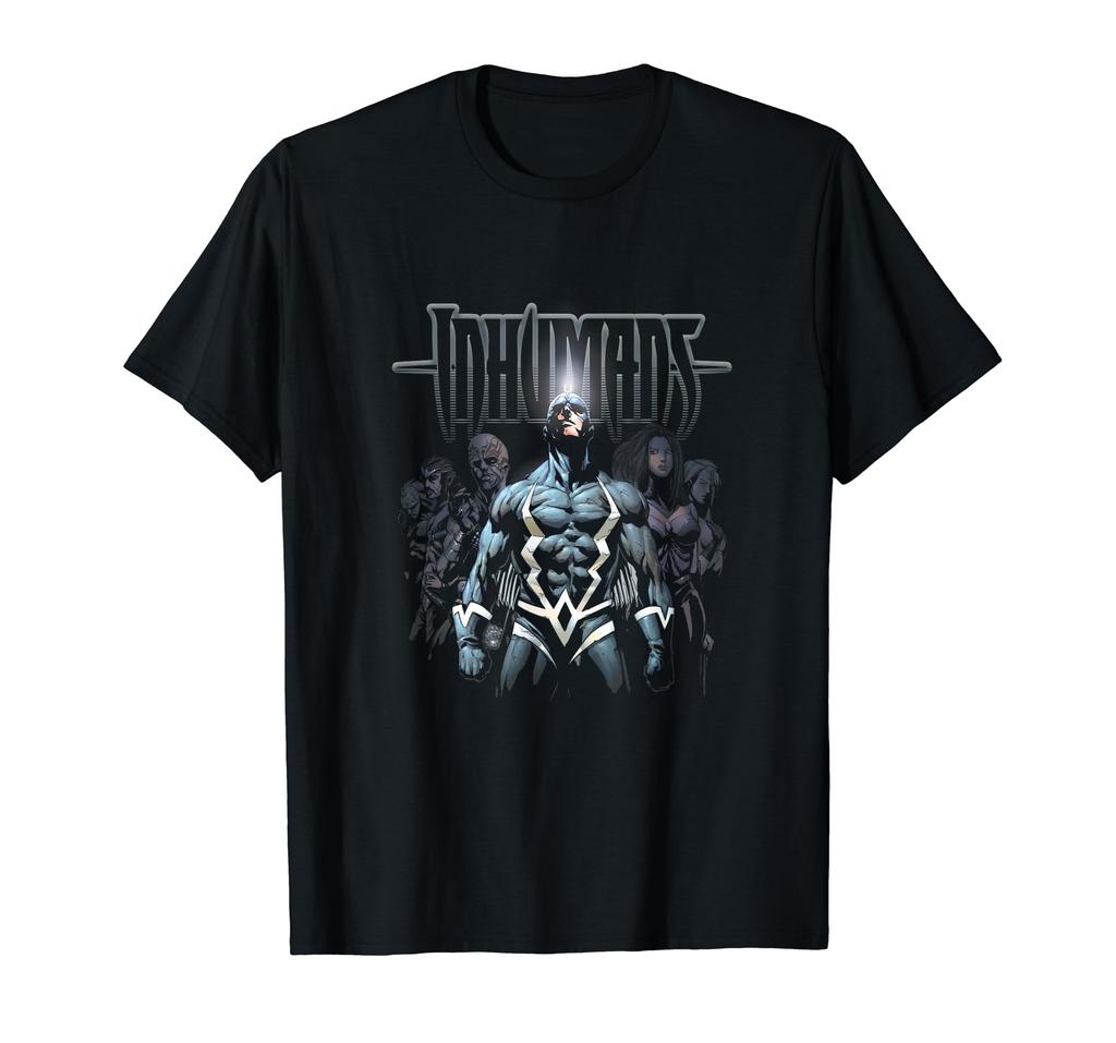 Marvel Comics Retro Classic Inhumans Distressed Group Shot T-Shirt