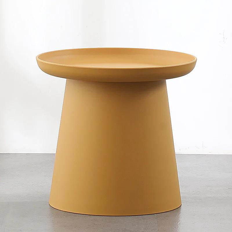 Modern Coffee Table Plastic Simple Small Round Table Tables Coffee Sofa Side Low Table Outdoor Tea Combination