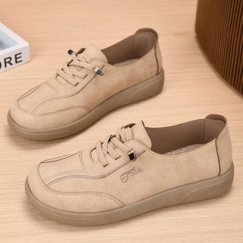 Womens Comfortable Slip-On Flat Shoes Low-Heel Casual Loafers