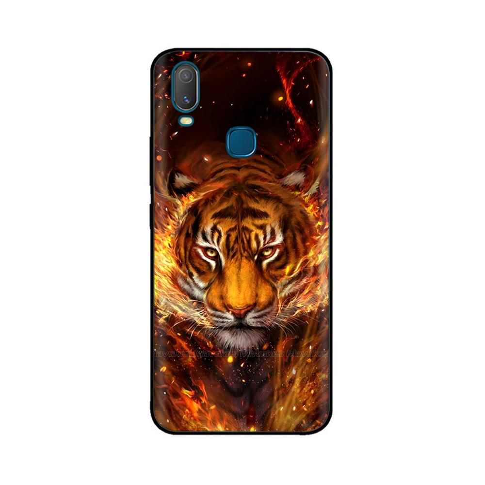 Für Vivo Y11 2019 Hülle Silikon Niedliche Cartoon-Druck Weiche TPU-Hülle für Vivo 1906 Fundas Coque für VivoY11 Y 11 2019 6,35'' Hülle