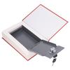 Diversion Book Safe Metal Lifelike Book Money Coin Box with Key Lock for Jewelry Cash Credit Cards