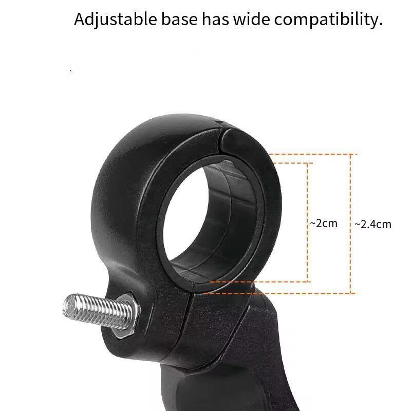 Bike Rearview Mirror Mountain Bike HD Reflection Mirror Battery Bike Adjustable Mirror Outdoor Riding Accessories