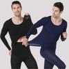 Men's Plush Thermal Innerwear & Underwear Set Clothes Cotton Tops and Pants Set