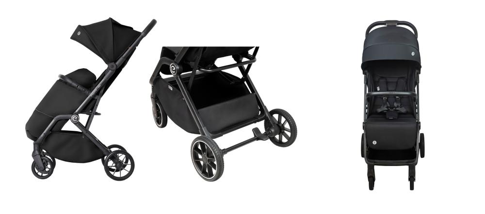 Espiro Else lekki i zwrotny wózek spacerowy 14 indyvidual olive